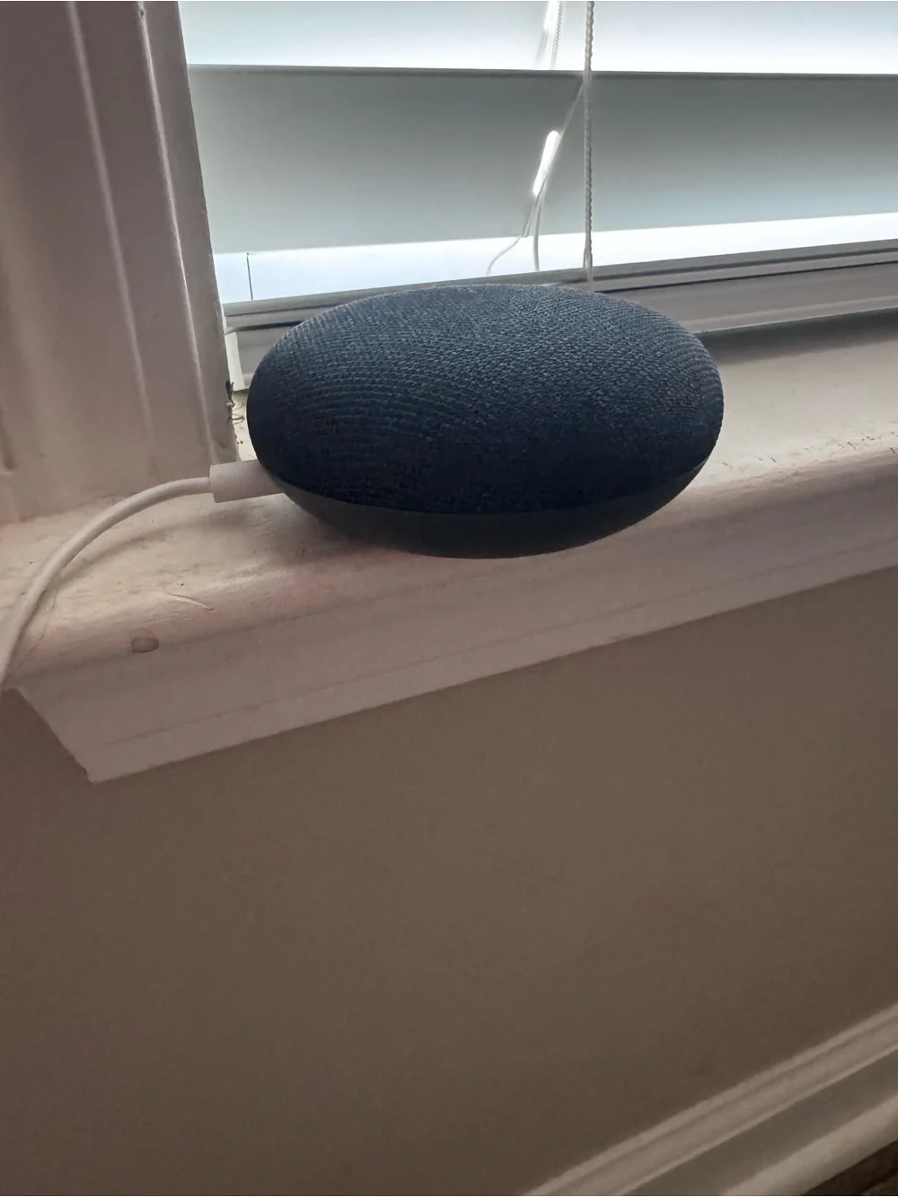 Google Home Mini Speaker - Dark Gray Fabric Voice Assistant
